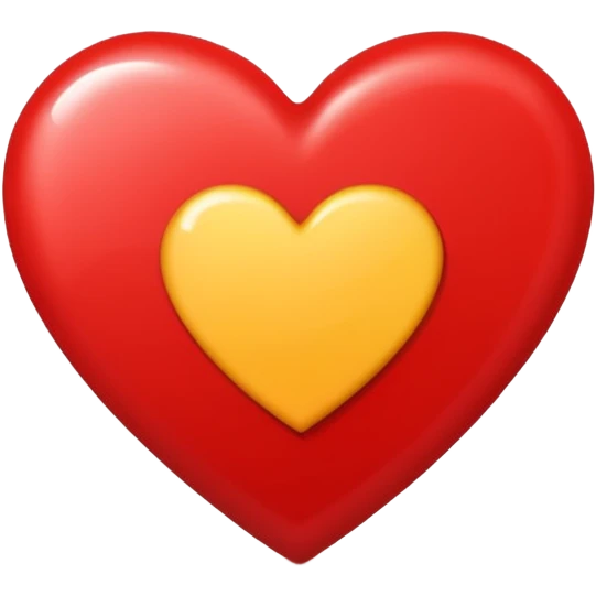 red greeting card emoji