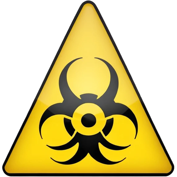 
chemical weapons sign emoji