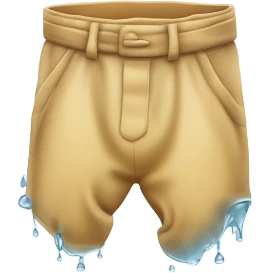 pants that is wet from water spill emoji