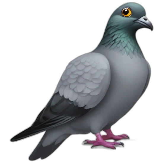 Gangsta pigeon emoji