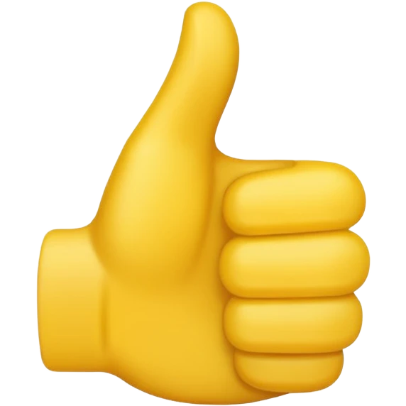 thumbs up emoji, positive and bold emoji
