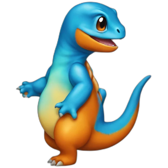 blue charmander emoji