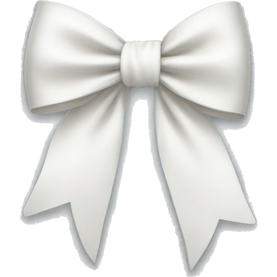 white bow emoji