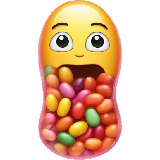 jelly bean person emoji