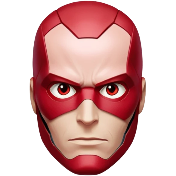 vision marvel red face from captain america: civil war emoji