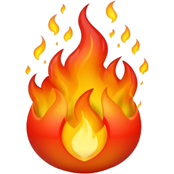 Fire 3d emoji