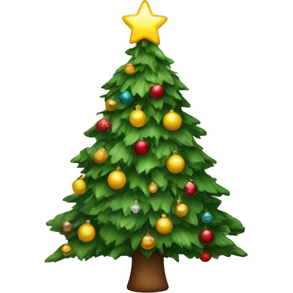 Christmas tree emoji