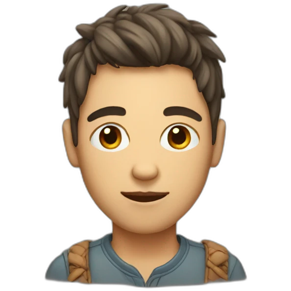 Human with animal face emoji