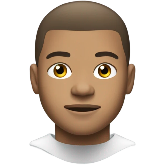 tête de mbappe emoji
