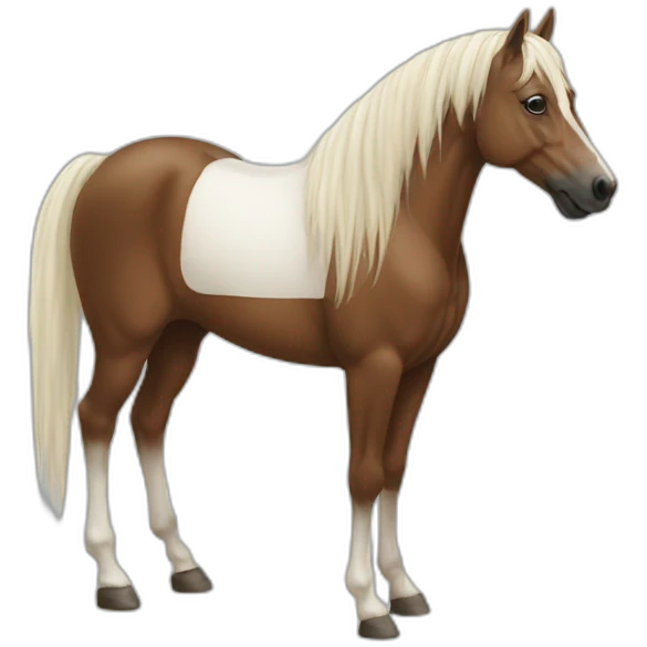 Cheval fou emoji