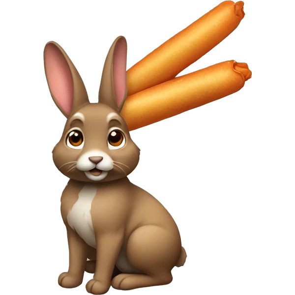 Conejo con orejitas emoji