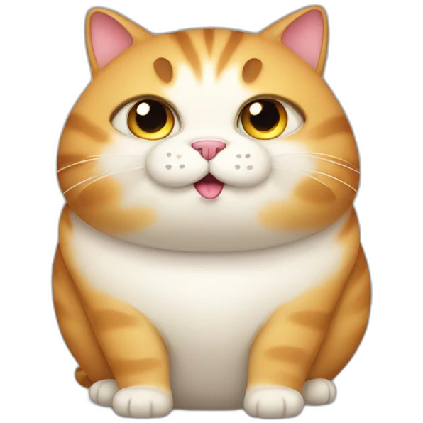 fat cat emoji