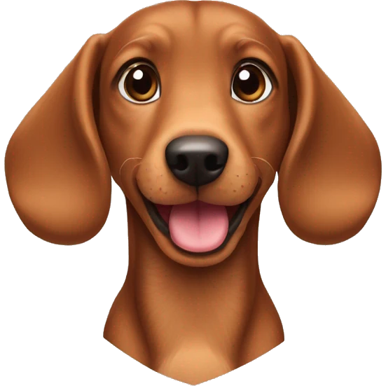 béb teckel heureux emoji