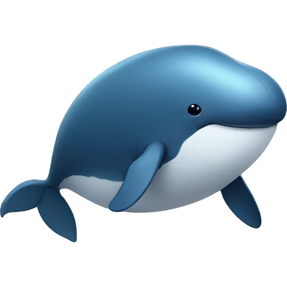 Whale wearing hoodie emoji
