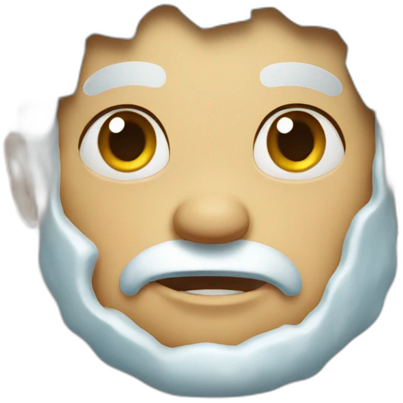 Crazy ice emoji