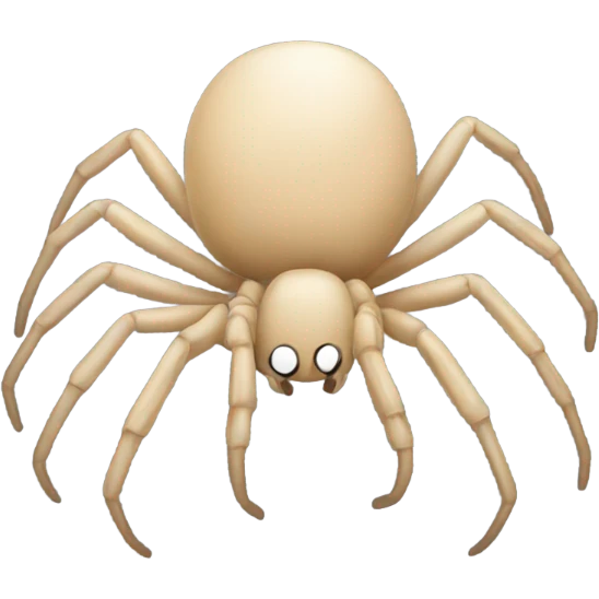 Beige spider  emoji