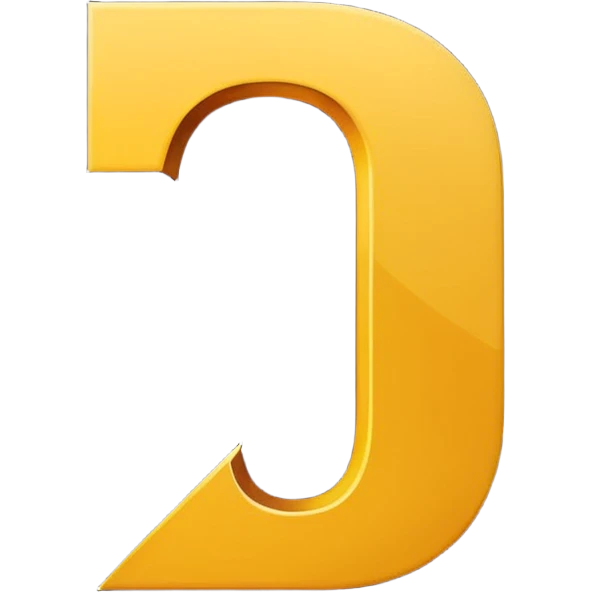 Minimal emoji of a bold capital letter “C” with a single diagonal slash cutting through it from top-left to bottom-right. Clean, flat design, high contrast, readable at small sizes, tech/startup style. Black background. emoji