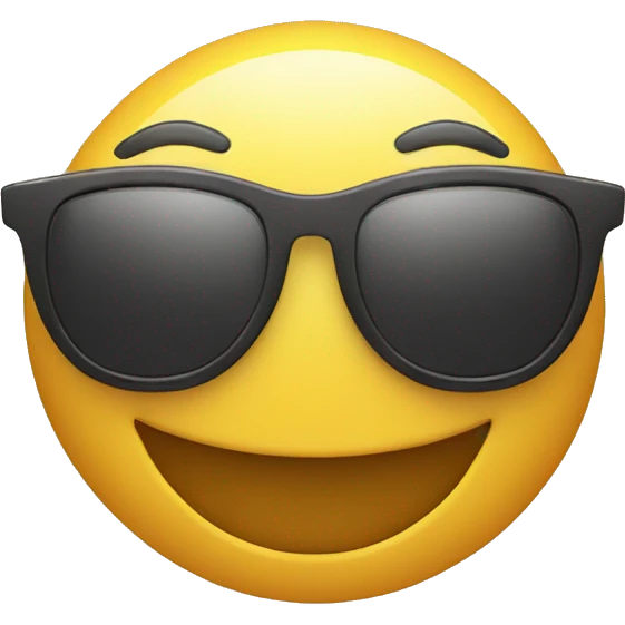 smile face with sunglasses emoji