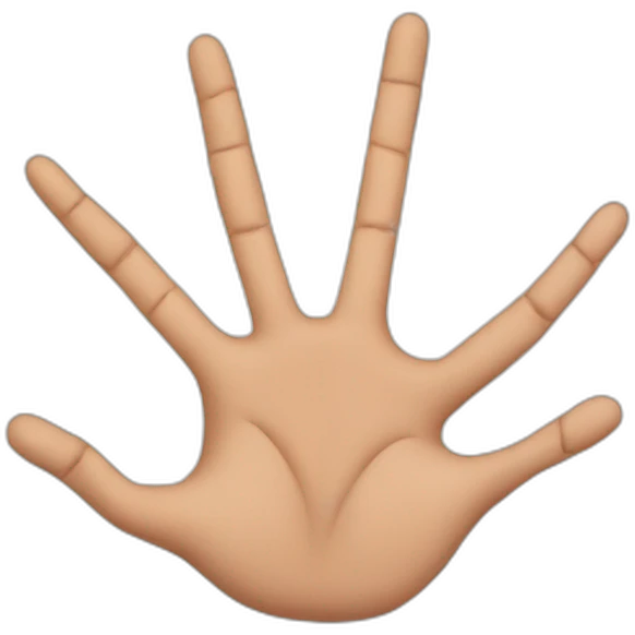 Spider fingers emoji