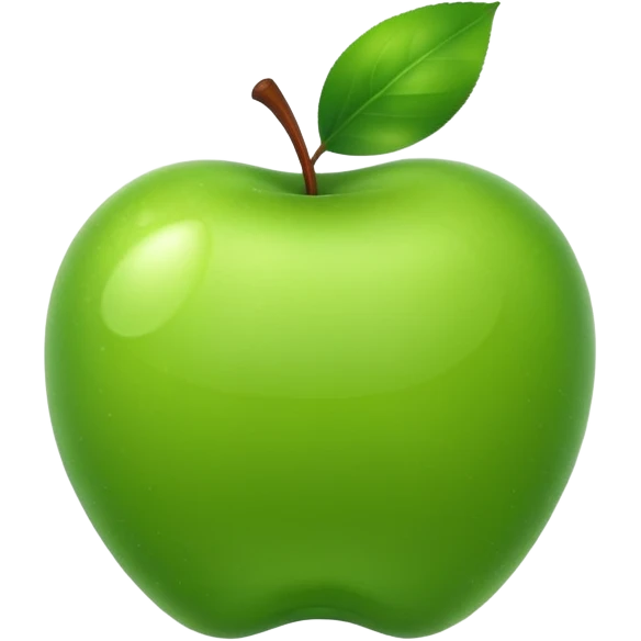 green apple emoji