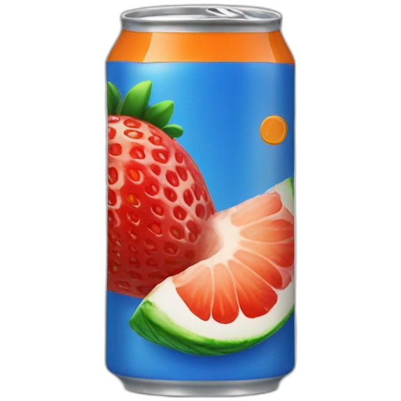 Fanta fraise emoji