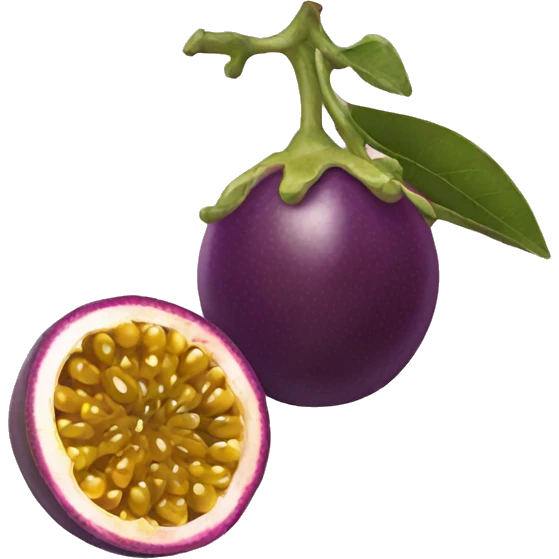 Passion fruit emoji