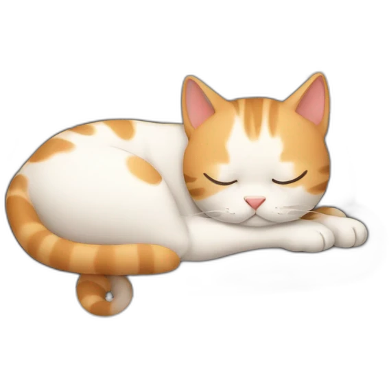 sleeping cat emoji
