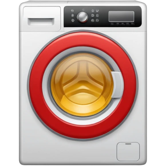 filled washing machine emoji