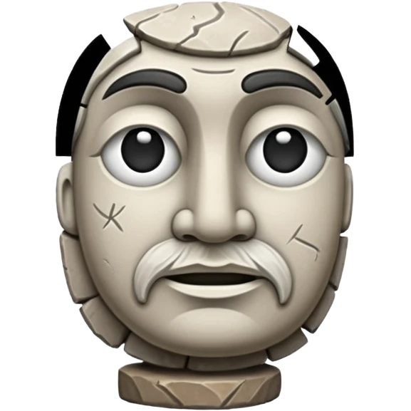 
half sculpture, with chisel emoji