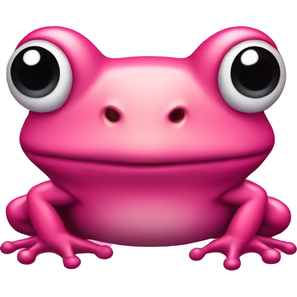 pink frog emoji