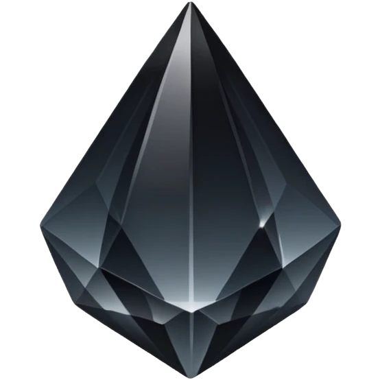 goth black crystal emoji