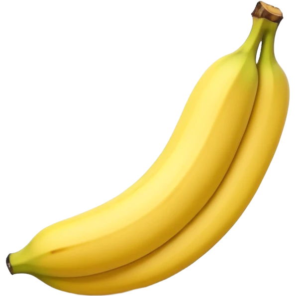 single banana with smiley face on it emoji
