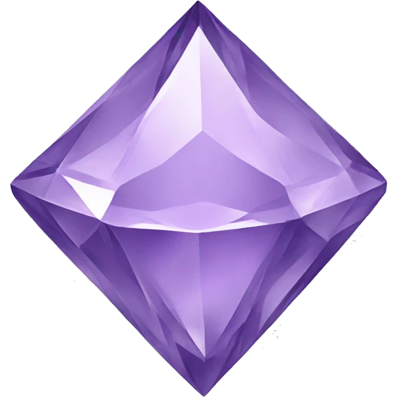 light purple diamond emoji