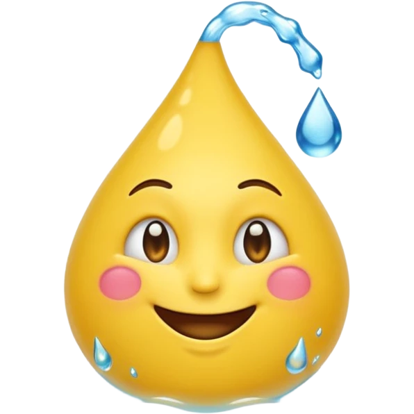 Emoji souriant avec goutte de sueur emoji