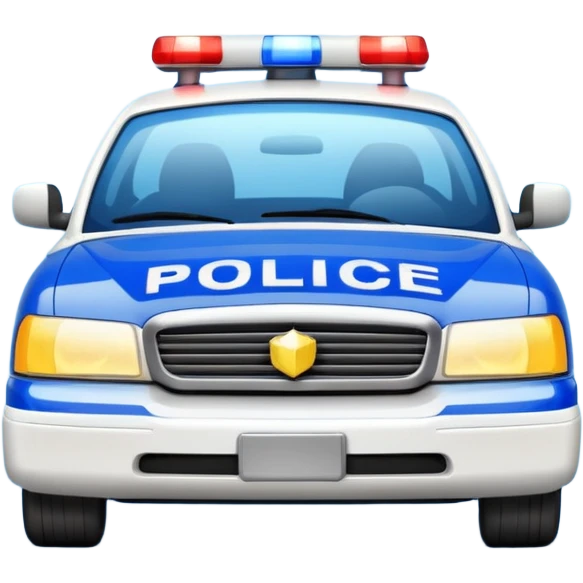 police car de face emoji