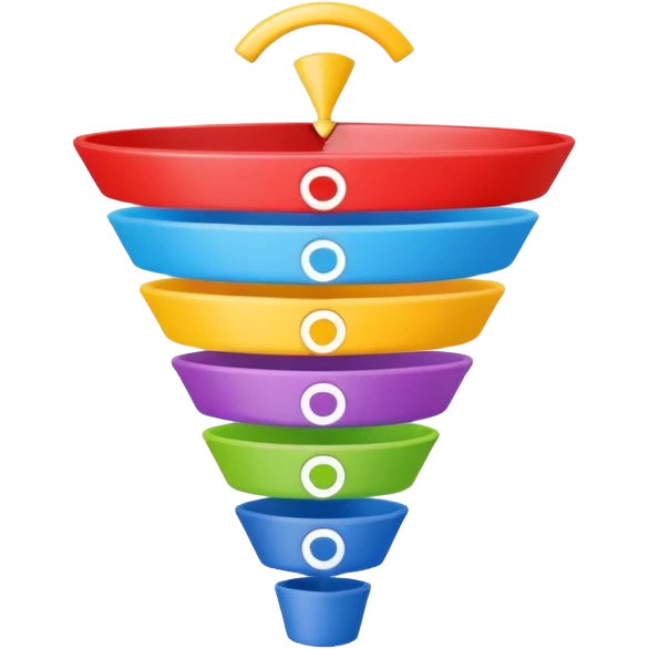sales funnel 5 emoji
