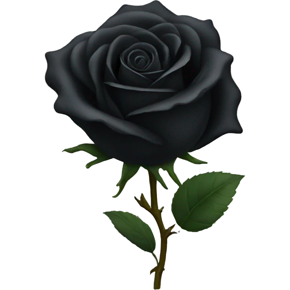 black rose emoji