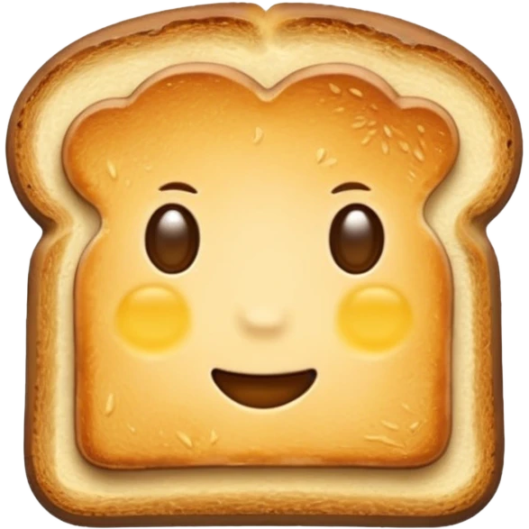 Piece of toast emoji