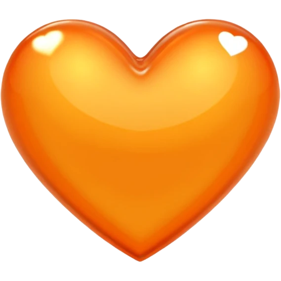 Gold heart symbol on black background. Looks like a jewelry piece. Colors: gold, black, some orange. Glossy shine, simple style. emoji
