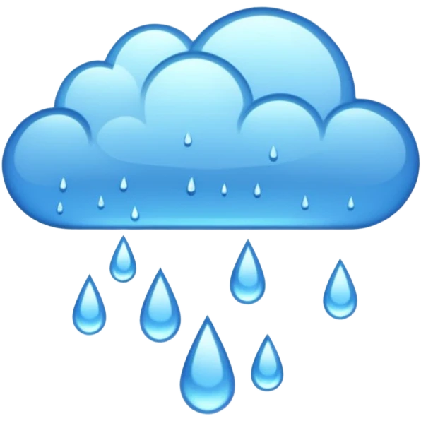 rain emoji