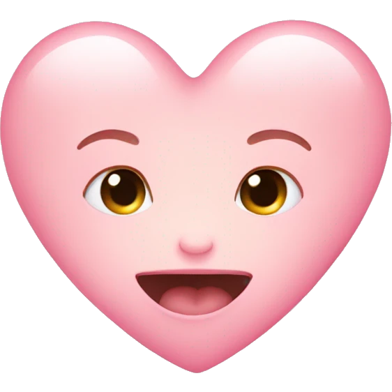 baby pink heart emoji