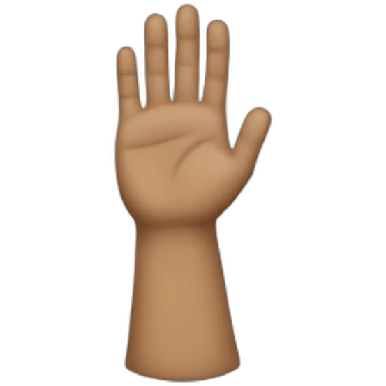 Une main emoji