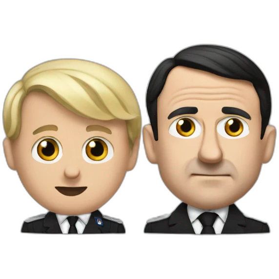 Hitler et macron emoji