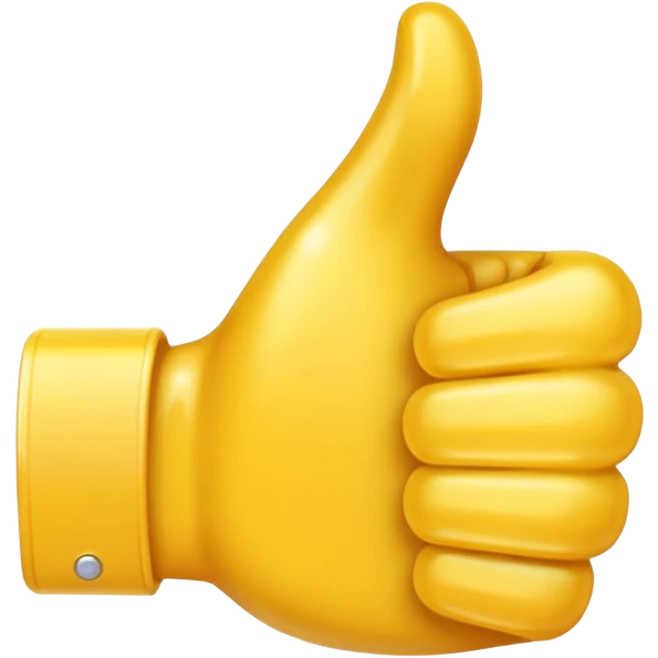super long thumbs up emoij  emoji