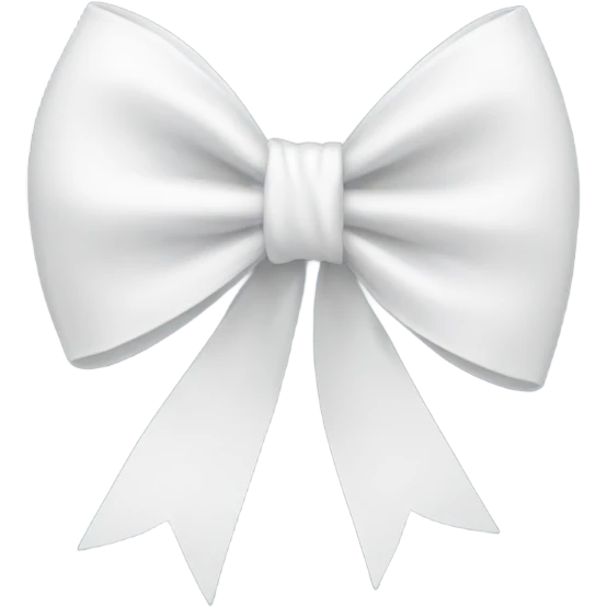 White Bow emoji