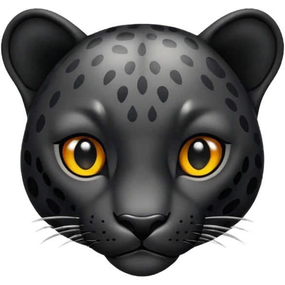 black leopard emoji
