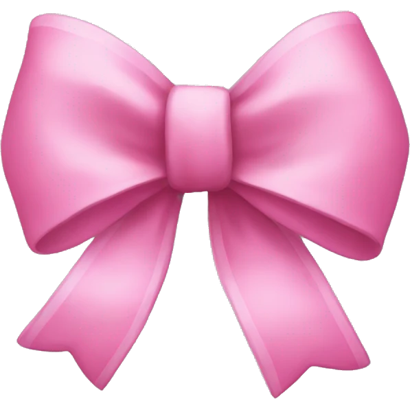 pink bow emoji