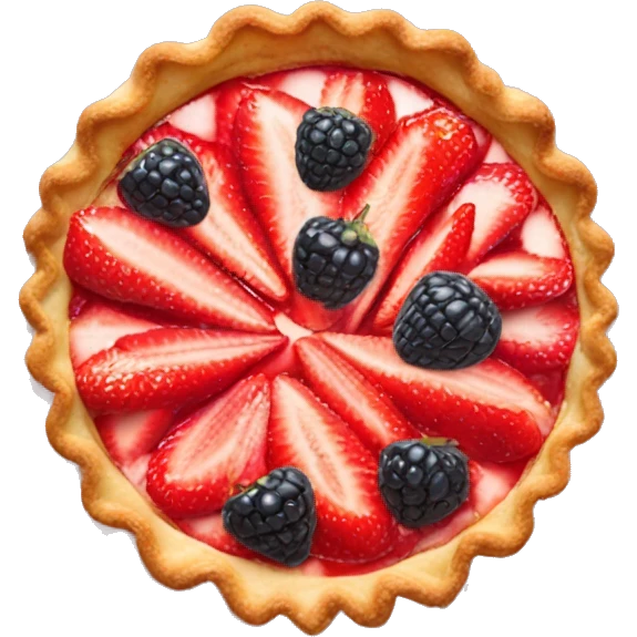 Tarte aux fraises  emoji