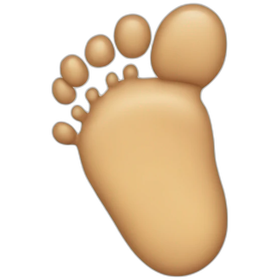 Foot emoji