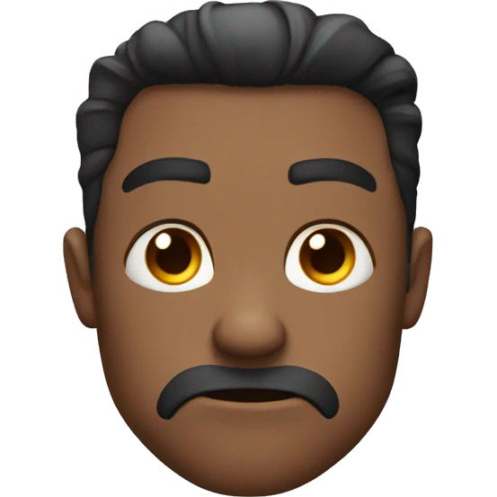 Superhero upset emoji